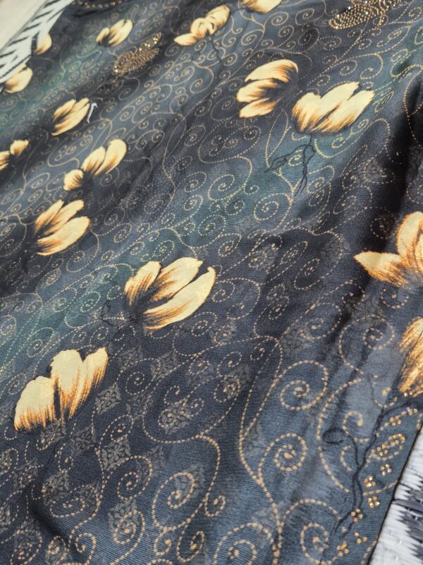 Synthetic Printed Saree - Image 3