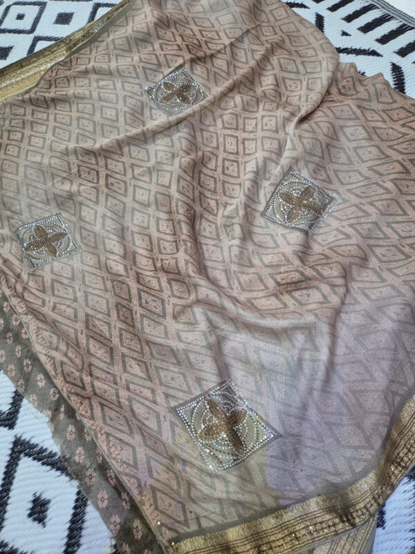 Synthetic Saree in Shaded